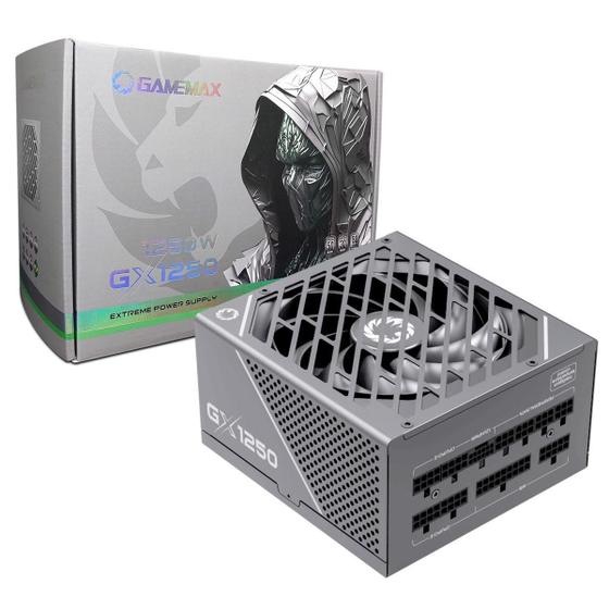 Imagem de Fonte Gamer Gamemax Gx1250 Pro, 1250W, 80 Plus Platinum, Pfc