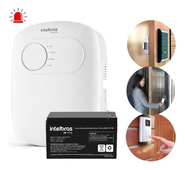 Imagem de Fonte Ininterrupta Intelbras Fa 1220s Bateria  Xb 1270 12v