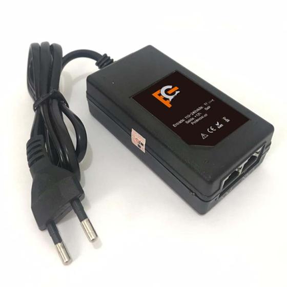 Imagem de Fonte Injetor Poe Access Point 48V 0,5A Fast 10/100 Fc