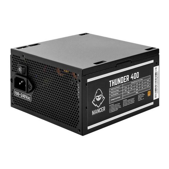 Fonte Mancer Thunder 400W, 80 Plus Bronze, MCR-THR400-BL01-OEM é ruim? Fonte Mancer Thunder 400W, 80 Plus Bronze, MCR-THR400-BL01-OEM é boa?