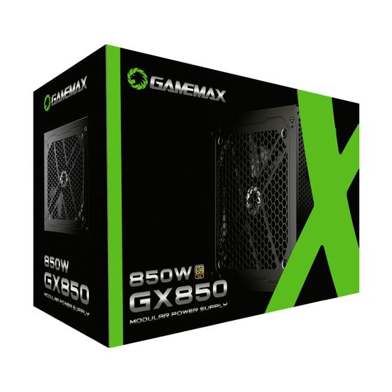 Imagem de Fonte Modular Gamemax Gx850 850w 80 Plus Gold Preta