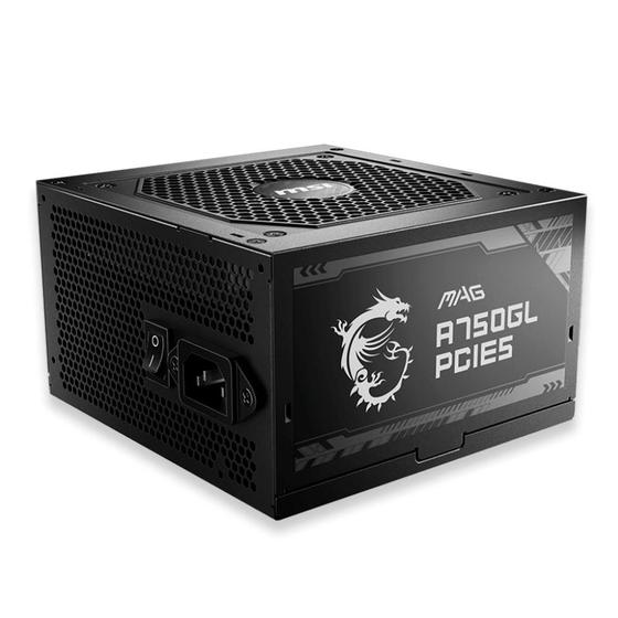 Fonte MSI 750W Mag A750GL PCIE5 80 Plus Gold - 306-7ZP8B12-CE0 Menor preço em Fonte MSI 750W Mag A750GL PCIE5 80 Plus Gold - 306-7ZP8B12-CE0