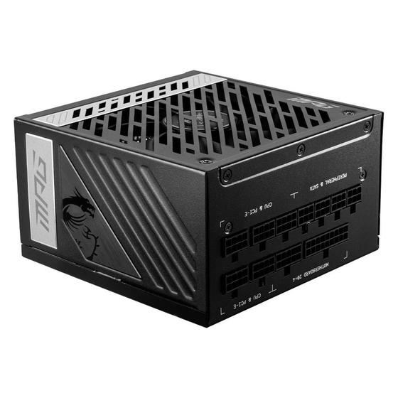 Fonte MSI MPG A1000G, 1000W, 80 Plus Gold, Modular, PFC Ativo, Com Cabo, Preto - MPG A1000G PCIE5 Menor preço em Fonte MSI MPG A1000G, 1000W, 80 Plus Gold, Modular, PFC Ativo, Com Cabo, Preto - MPG A1000G PCIE5