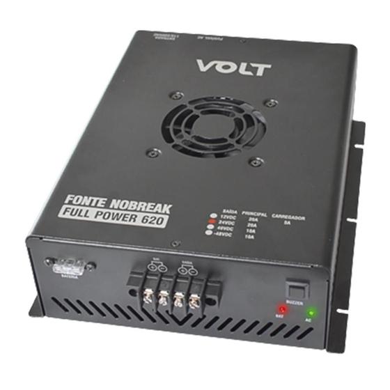 Imagem de Fonte Nobreak Full Power 620w 24v/20a Bancada Volt