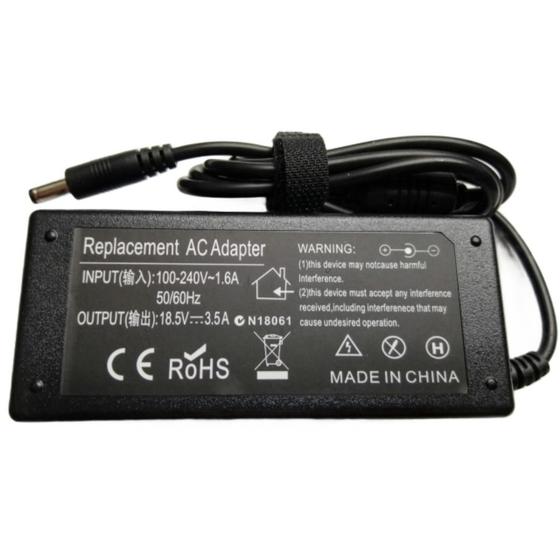 Imagem de Fonte Notebook 18.5v 3.5a 4.8x1.7 Compatível HP Dv6000 2-068