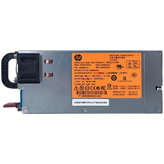 Imagem de Fonte P/ HP DL160 DL360E DL380P ML350P 750W NFe Bivolt