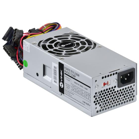 Imagem de Fonte Para Gabinete Slim Tfx 230w Real Bivolt Corp - Vft230