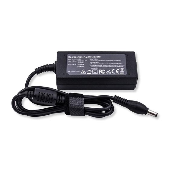 Imagem de Fonte para Notebook bringIT compatível com 12V 3A 35W 12 V 3 A 35 W