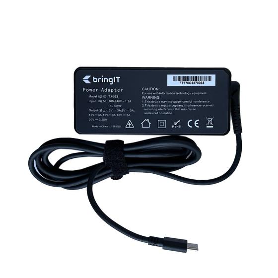 Imagem de Fonte para Notebook bringIT compatível com Lenovo ThinkPad T480s 5V 9V 15V 20V 2.25A 3A 3.25A 15W 27W 45W 65W