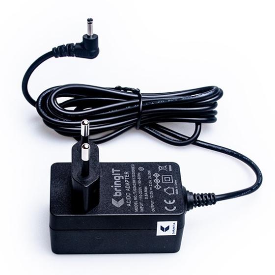 Imagem de Fonte para Notebook bringIT compatível com Multilaser Ultra UB420 12 V 2 A 24 W