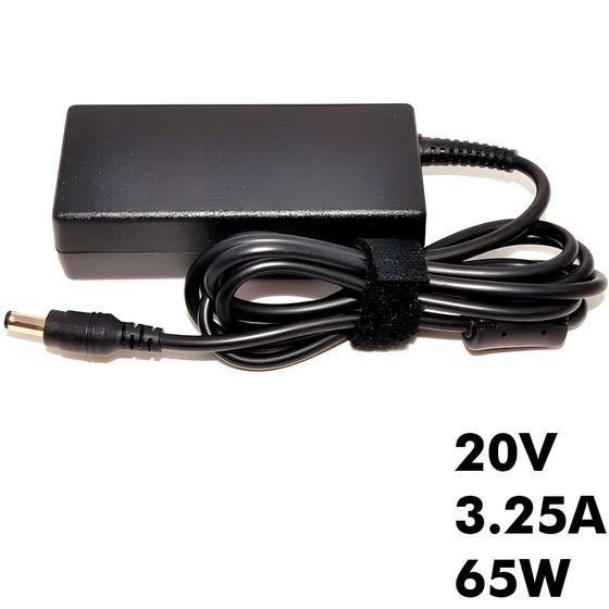 Imagem de Fonte Para Notebook Compatível Com Positivo - 20V 3.25A 65W - Pino 5.5mm X 2.5mm