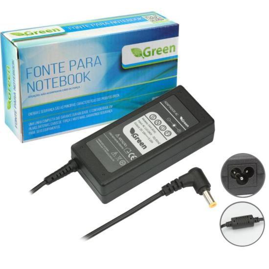 Imagem de Fonte Para Notebook Samsung 19V 3,16A Bivolt 5,0mm Green F002