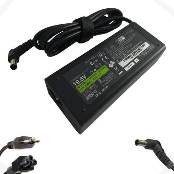 Imagem de Fonte Para Notebook Sony Vaio Vpccw13fb  19.5v 4.74a sn1910 SN1910