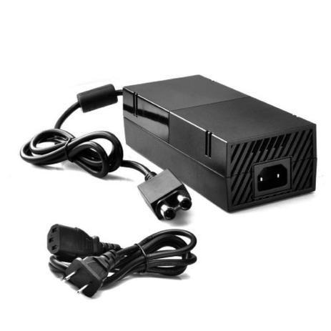 Imagem de Fonte Para video game Xbox One Bivolt 110v 220v 135w 2 Pino - compativel