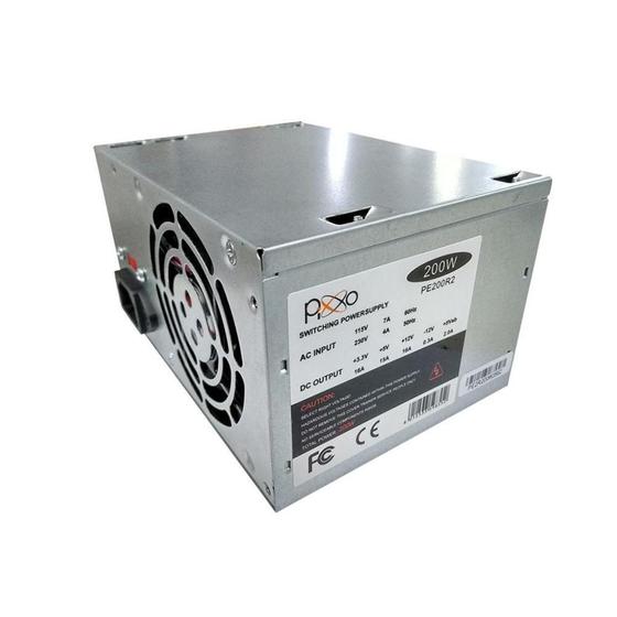 Imagem de Fonte pixxo 200w pe200r2  atx c/ cabo