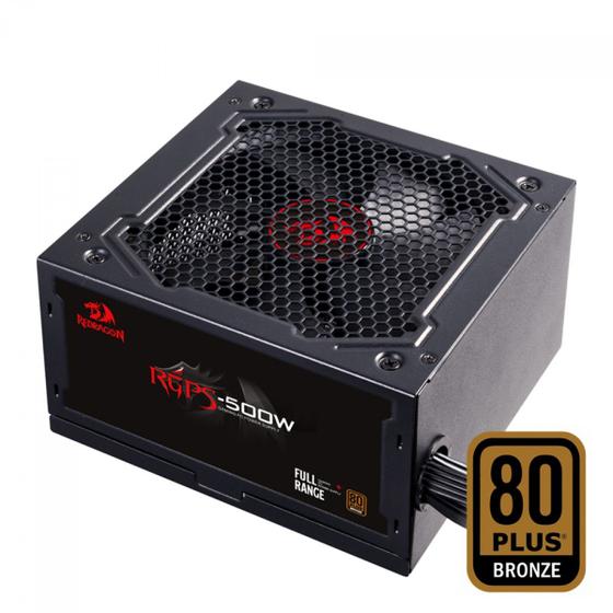 Imagem de Fonte Redragon RGPS, 500W, 80 Plus Bronze - GC-PS001-1