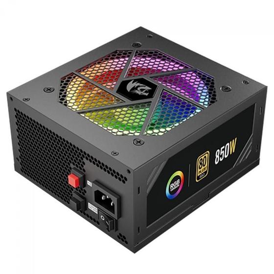 Imagem de Fonte Redragon RGPS 850W 80 Plus Gold RGB Modular GC-PS007-1