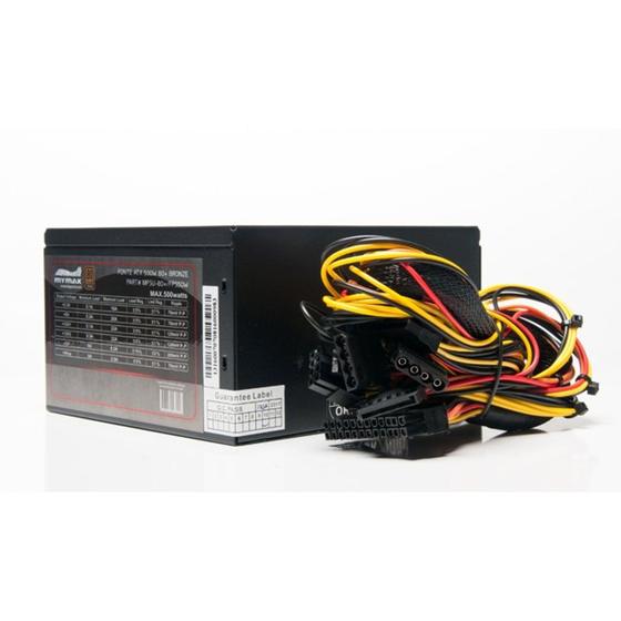 Fonte sem caixa Atx 500w 80 Plus Bronze Pfc ativo - Mymax sem caixa é boa?