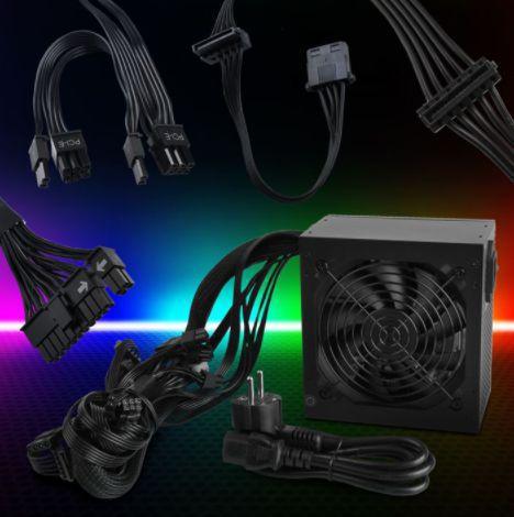 Fonte sharkoon 700w, pfc ativo 80 plus Menor preço em Fonte sharkoon 700w, pfc ativo 80 plus