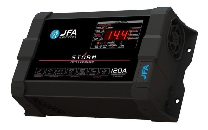 Imagem de Fonte Storm 120a da Jfa Medidor Cca e Sistema Sci Automotivo