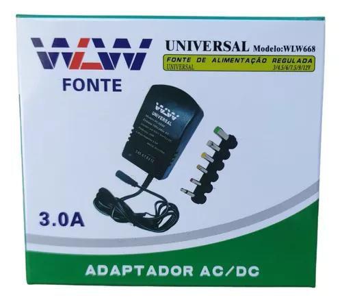 Imagem de Fonte Universal 3.0a com varios modelos de plugs