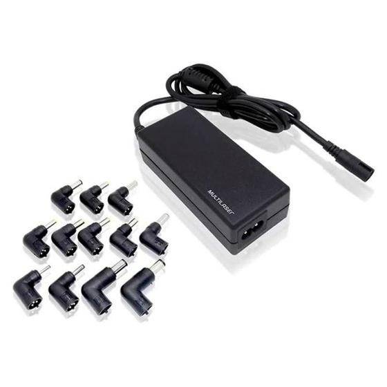 Imagem de Fonte Universal para Notebook Multi, Bivolt, 65W, Preto - CB082