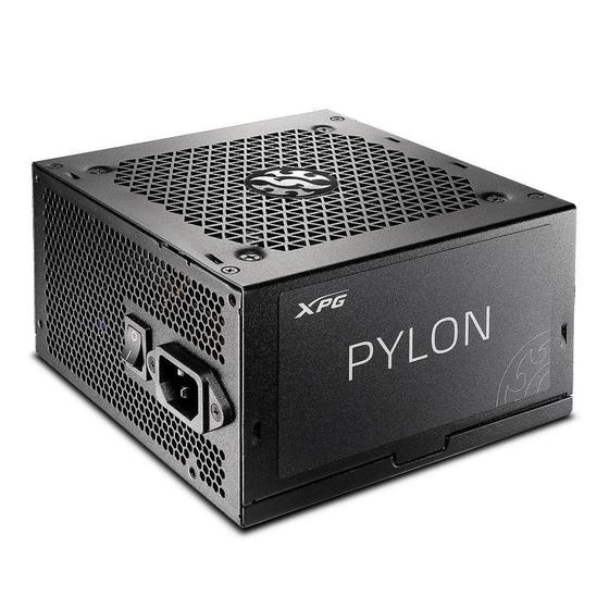 Fonte XPG Pylon 650w 80Plus Bronze - PYLON650B-BKCBR - XPG Adata Menor preço em Fonte XPG Pylon 650w 80Plus Bronze - PYLON650B-BKCBR - XPG Adata