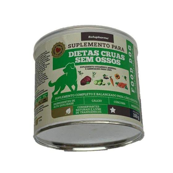 Imagem de Food Dog Dietas Cruas Sem Ossos 100g - Botupharma