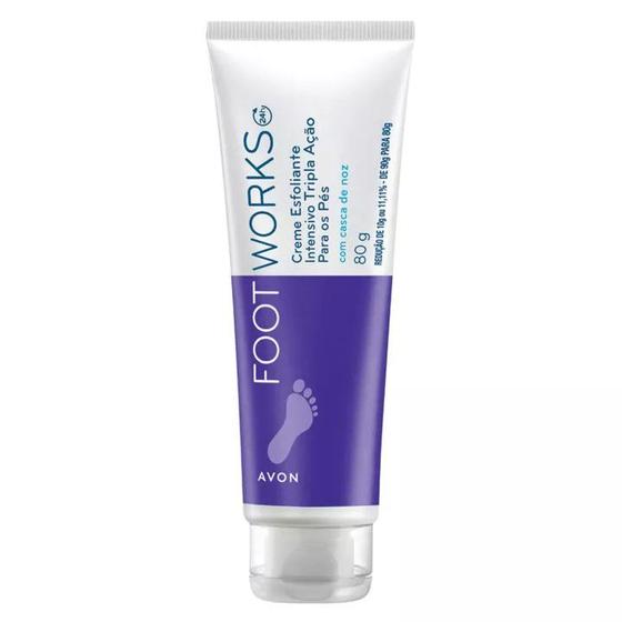 Imagem de Footworks Creme Esfoliante Para os Pés Tripla Ação 90g - Avon