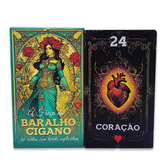 Imagem de Força do Baralho Cigano Espiritual 36 Cartas Tarô c/ Manual