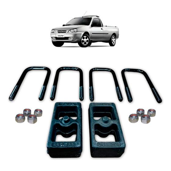 Imagem de Ford Courier Kit Lift Traseiro 4cm Elevação Completa