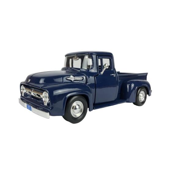 Imagem de Ford F-100 Pick Up 1956 1:24 Motormax Azul