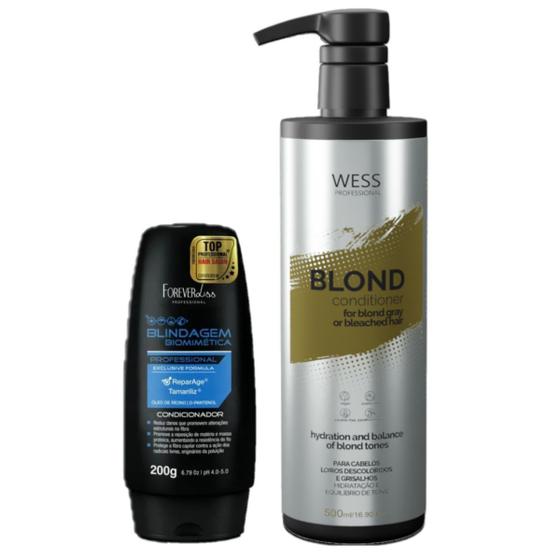 Imagem de Forever Cd Biomimetica 200ml + Wess Blond Cond. 500ml