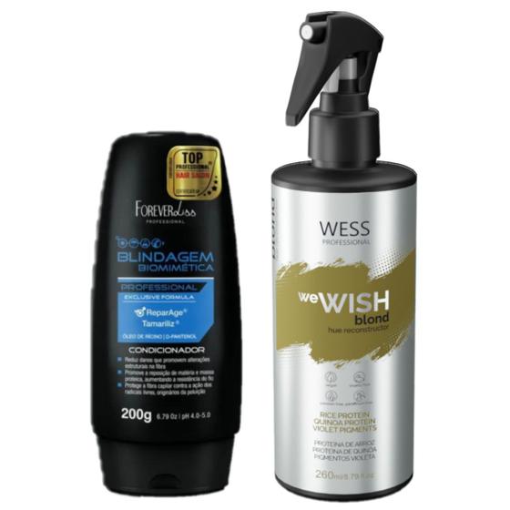 Imagem de Forever Cd Biomimetica 200ml + Wess We Wish Blond 260ml