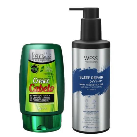 Imagem de Forever Leave-in CresceCabelo140g+ Wess Sleep Repair 250ml