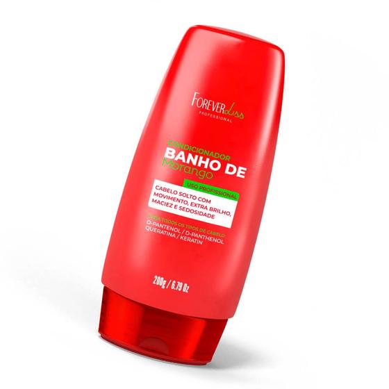 Imagem de Forever Liss Banho De Morango Condicionador Hidratante 200g