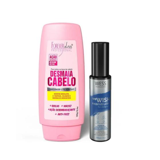 Imagem de Forever Liss Cond Desmaia Cabelo 300ml + Wess We Wish 50ml