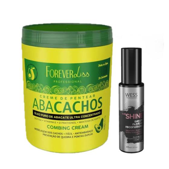 Imagem de Forever Liss Creme Abacachos 950g + Wess We Shine 45ml