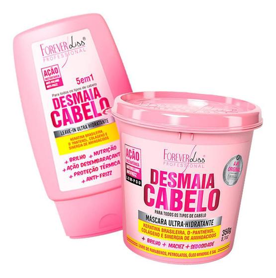 Imagem de Forever Liss Kit Desmaia Cabelo Máscara 350G + Leave-In