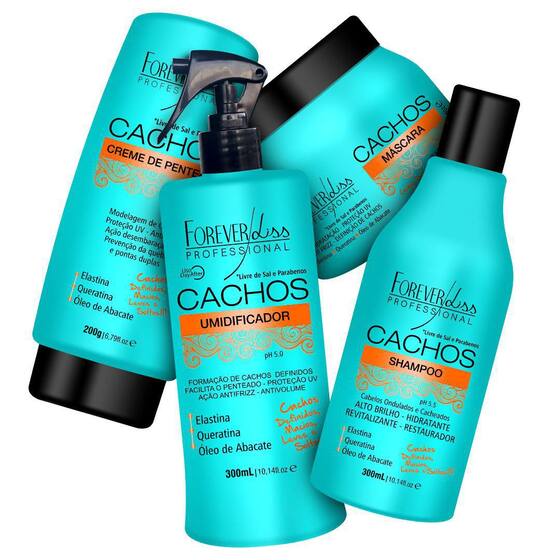 Forever Liss Kit Formador E Manutenção Dos Cachos 4 Itens - Kit de ...