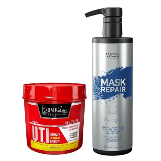 Imagem de Forever Liss Mascara UTI 240g + Wess Mask Repair 500ml