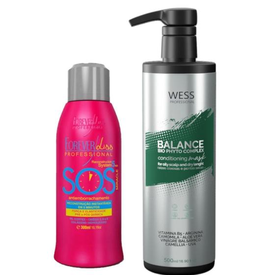 Imagem de Forever Liss SOS Reconstrutor + Wess Balance Cond. 500ml
