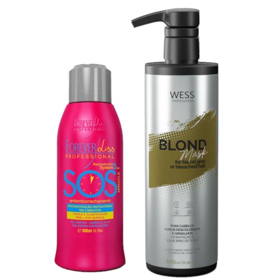 Imagem de Forever Liss SOS Reconstrutor + Wess Blond Mask 500ml