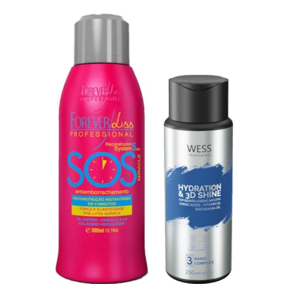 Imagem de Forever Liss SOS Reconstrutor + Wess Nano Passo 3 - 250ml