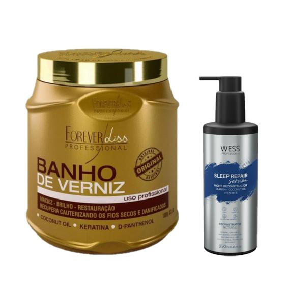 Imagem de Forever Mask Banho de Verniz 1Kg + Wess Sleep Repair 250ml