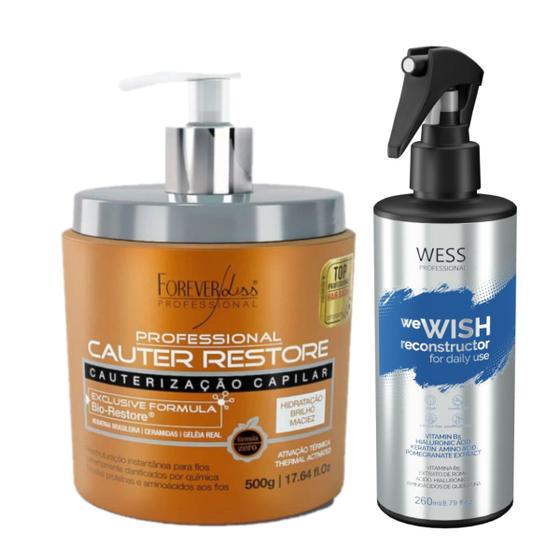 Imagem de Forever Mask Cauter Restore 500g + Wess We Wish 260ml