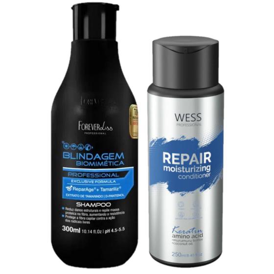 Imagem de Forever Sh Biomimetica 300ml + Wess Cond. Repair 250ml