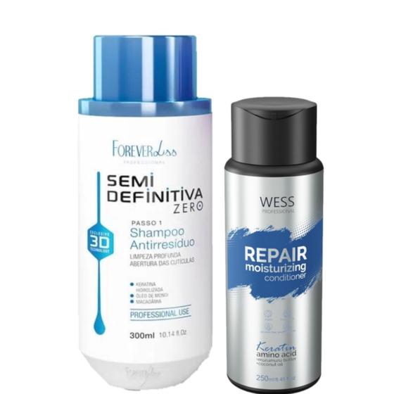 Imagem de Forever Sh SemiDefinitiva 300ml + Wess Cond. Repair 250ml