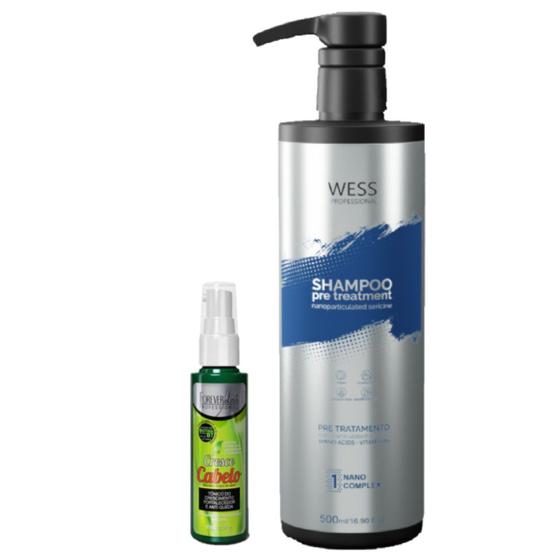 Imagem de Forever Tonico Cresce Cabelo 60ml+ Wess Nano Passo 1 - 500ml