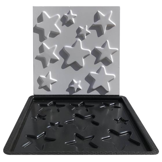 Imagem de Forma 3D Gesso e Cimento ABS - Estrelas